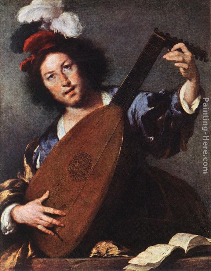 Bernardo Strozzi Lute Player